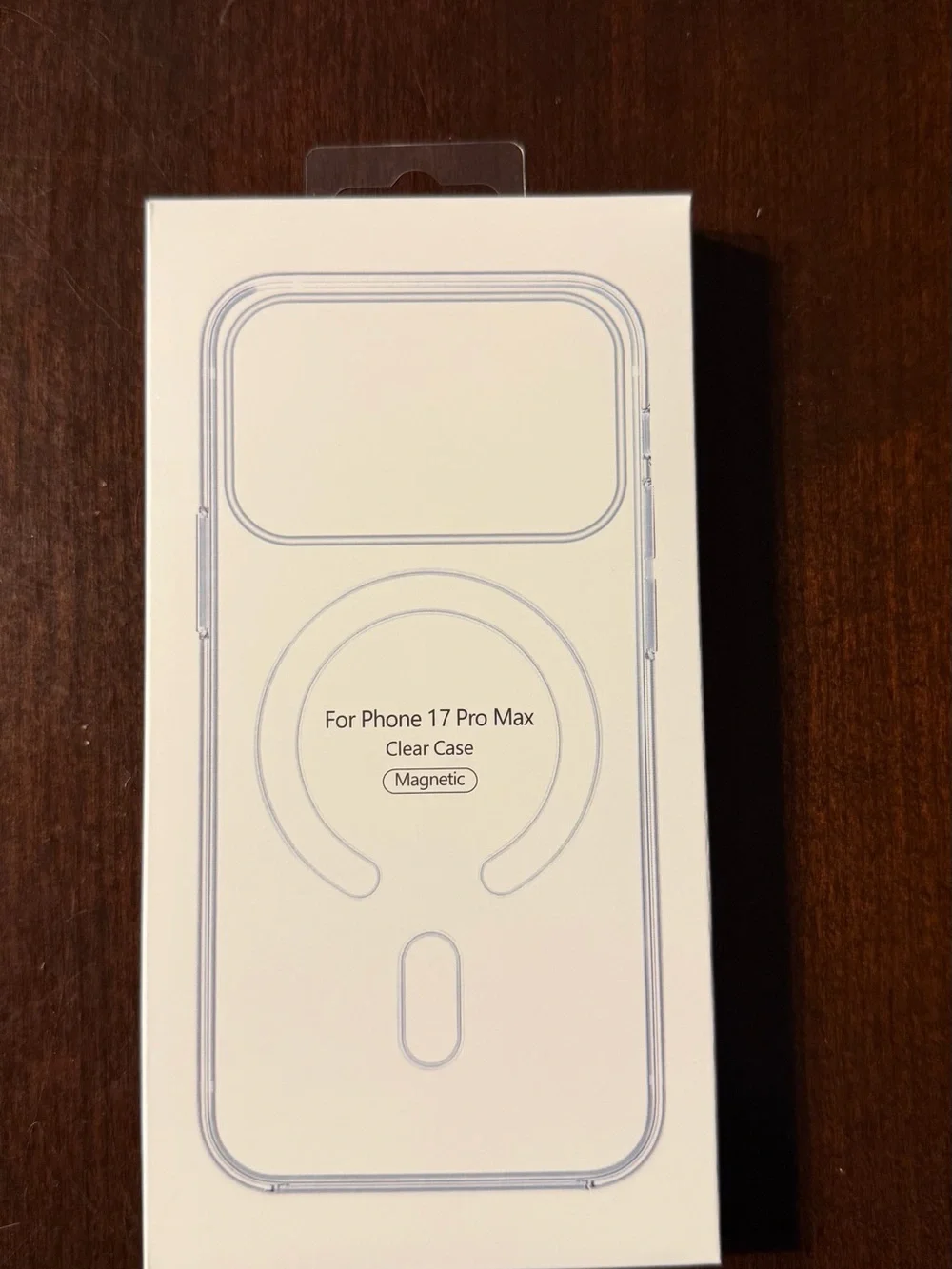 Clear Magnetic Phone Case for Phone 17 Pro Max